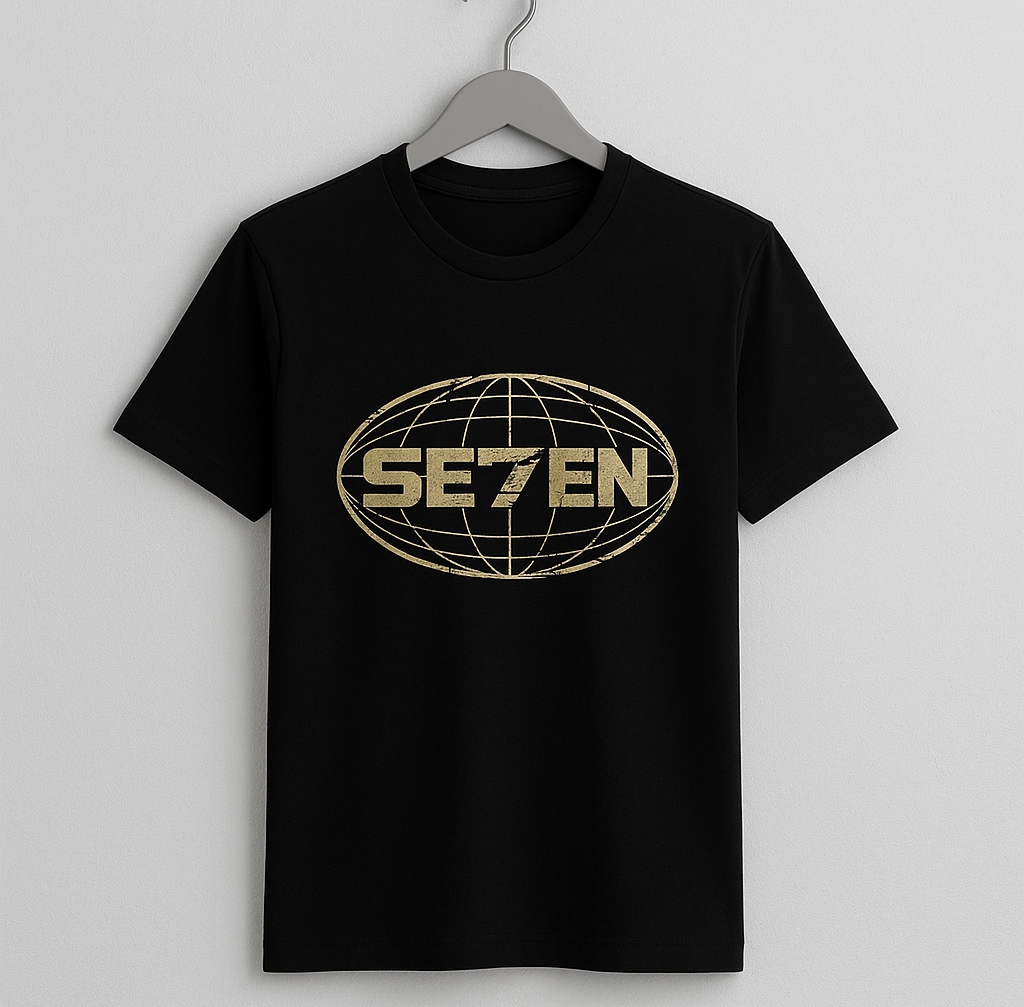 Black Se7en Tee