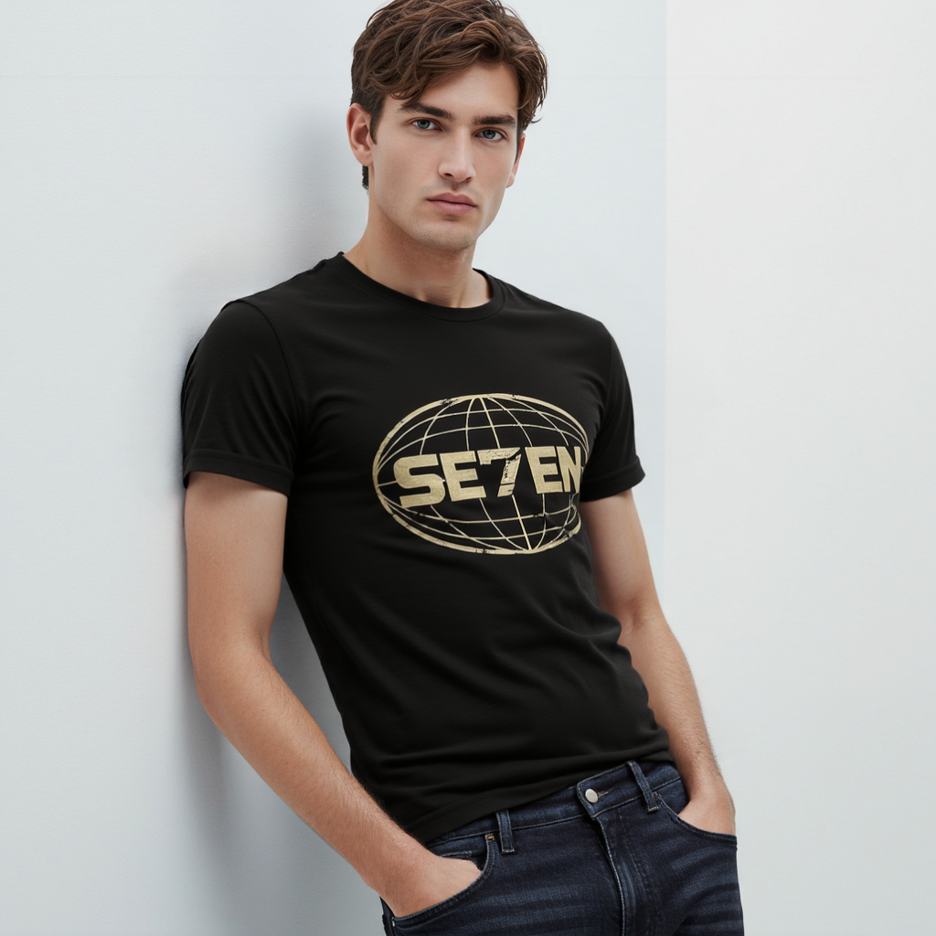 Black Se7en Tee